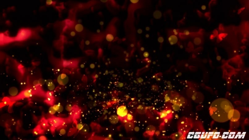 3558粒子视频粒子光效火焰背景视频素材 Cgufo